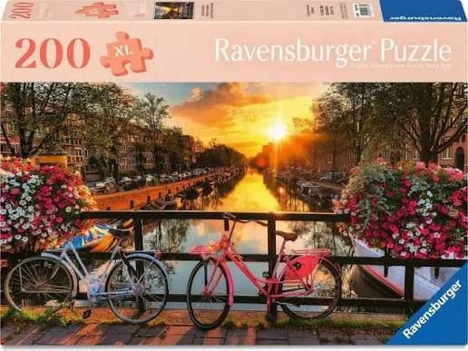 Puzzle Sunset in Amssterdam, 200 Teile